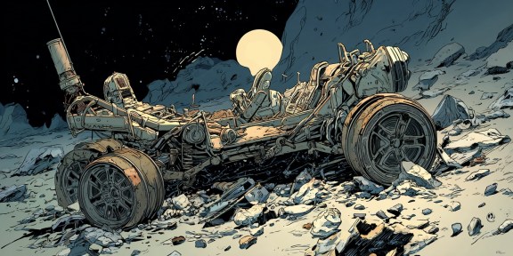 האנשים הראשונים על הירח